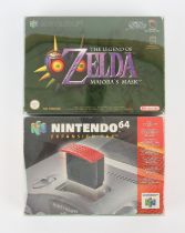Nintendo 64 (N64) The Legend of Zelda: Majora's Mask [Gold Cart] (PAL) and Expansion Pak accessory