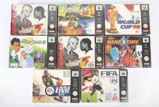 Nintendo 64 (N64) sports bundle Includes: V-Rally 99, International Superstar Soccer (x2),