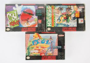 Super Nintendo (SNES) platforming classics bundle Includes: Push-Over, Cool Spot and Harley's