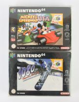 Nintendo 64 (N64) racing bundle Includes: Mickey Speedway USA and 1080° Snowboarding