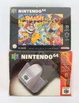 Nintendo 64 (N64) Super Smash Bros. + Rumble Pak accessory