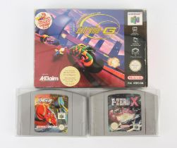 Nintendo 64 (N64) sci-fi racing bundle Includes: Extreme-G, Extreme-G 2 and F-Zero X