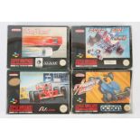 Super Nintendo (SNES) racing bundle Includes: The Duel: Test Drive II, Exhaust Heat,