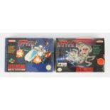 Super Nintendo (SNES) R-Type bundle Includes: Super R-Type (NTSC) and Super R-Type (PAL)