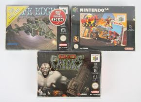 Nintendo 64 (N64) bundle Includes: Bio Freaks, Knife Edge and Blast Corps