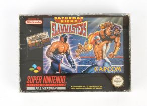 Super Nintendo (SNES) Saturday Night Slammasters (PAL)