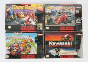 Super Nintendo (SNES) racing bundle Includes: Super Mario Kart, Stunt Race FX, Battle Grand Prix