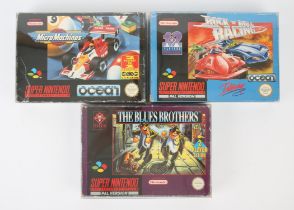 Super Nintendo (SNES) multiplayer bundle Includes: The Blues Brothers, Rock 'n' Roll Racing and