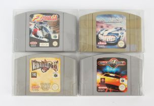 Nintendo 64 (N64) racing bundle [loose carts] Includes: Road Rash 64, F1 Pole Position,