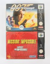Nintendo 64 (N64) spy bundle Includes: 007 The World is Not Enough and Mission: Impossible