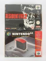 Nintendo 64 (N64) Resident Evil 2 (PAL) and Expansion Pak accessory [boxed]