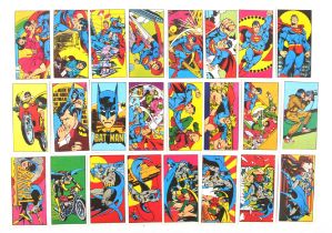 1983 Barratt & Co DC Super Heroes Near Complete Card set 47 out of 50 cards. These cards were