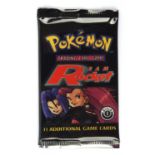 Pokemon TCG. Team Rocket 1st edition sealed booster pack. This item is from the collection of the