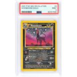 Pokemon TCG. Houndoom Neo Revelation holo 8/64 graded PSA Mint 9.