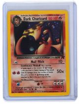 Pokemon TCG. Dark Charizard holographic 4/82 from the Team Rocket set. One of the most iconic and