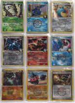 Pokemon TCG. Lot of 10 reverse holo crosshatch league promo cards, including popular Pokemon like
