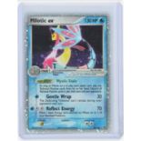 Pokemon TCG. Milotic EX card number 96/106 from the Pokemon EX Emerald Set.