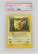 Pokemon TCG. Pikachu Number 1 Black Star Promo Pokemon League Non-Holo PSA 8.