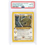 Pokemon TCG. Italian Shining Noctowl 1st Edition 110/105 graded PSA 8. The 1st edition Italian