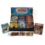 Yu-Gi-Oh! Large lot of approximately 500-1000 Yugioh cards in a Yugioh cardboard shop display and