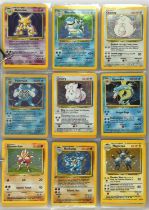 Pokemon TCG. Pokémon Base set unlimited near complete set. Only missing two cards Charizard and