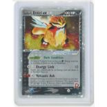 Pokemon TCG. Entei EX number 97/109 from the Team Rocket Returns set.