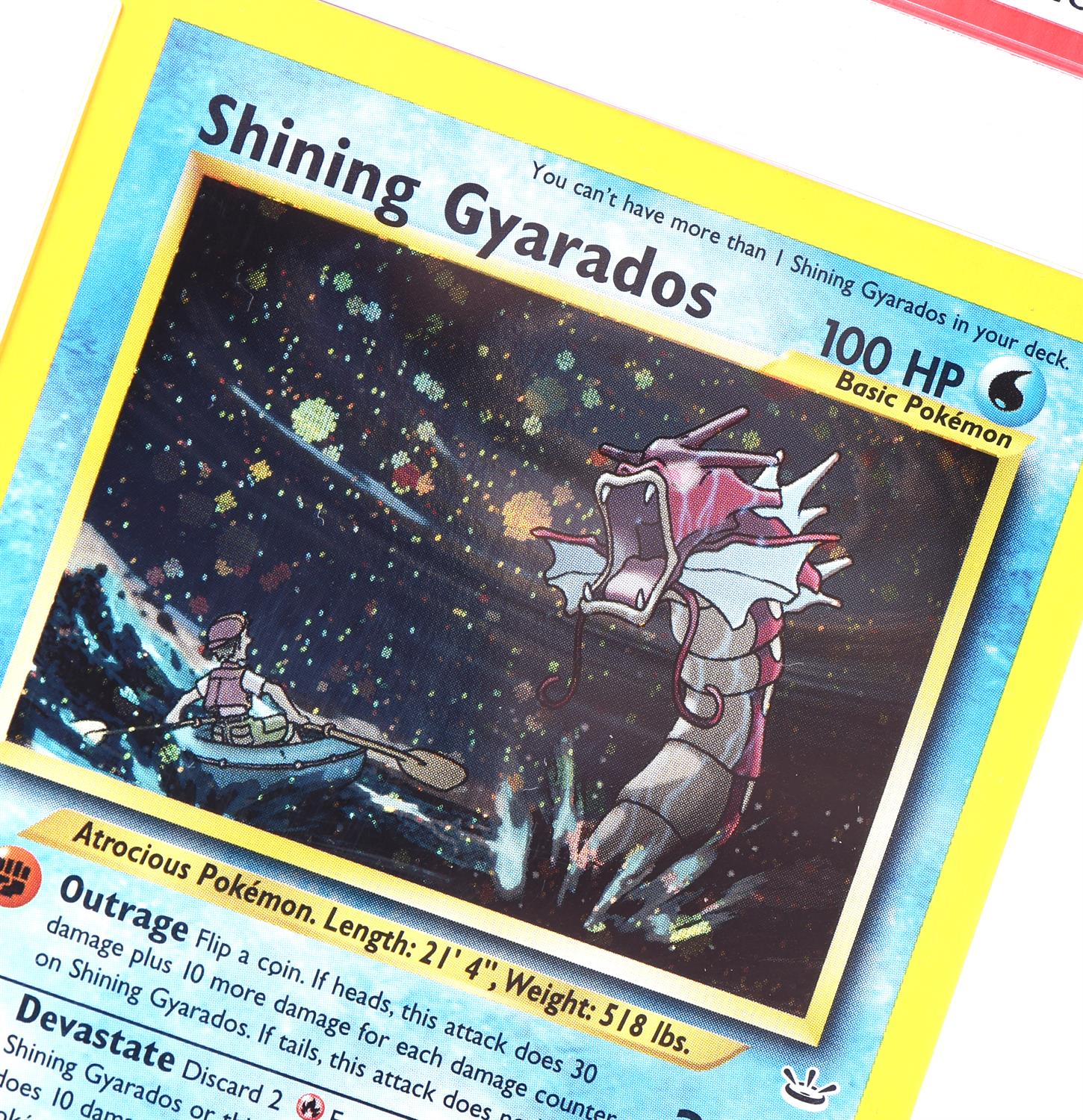 Pokemon TCG. Shining Gyarados 65/64 Holographic Secret rare from Neo Revelation graded PSA 9 Mint. - Image 3 of 4