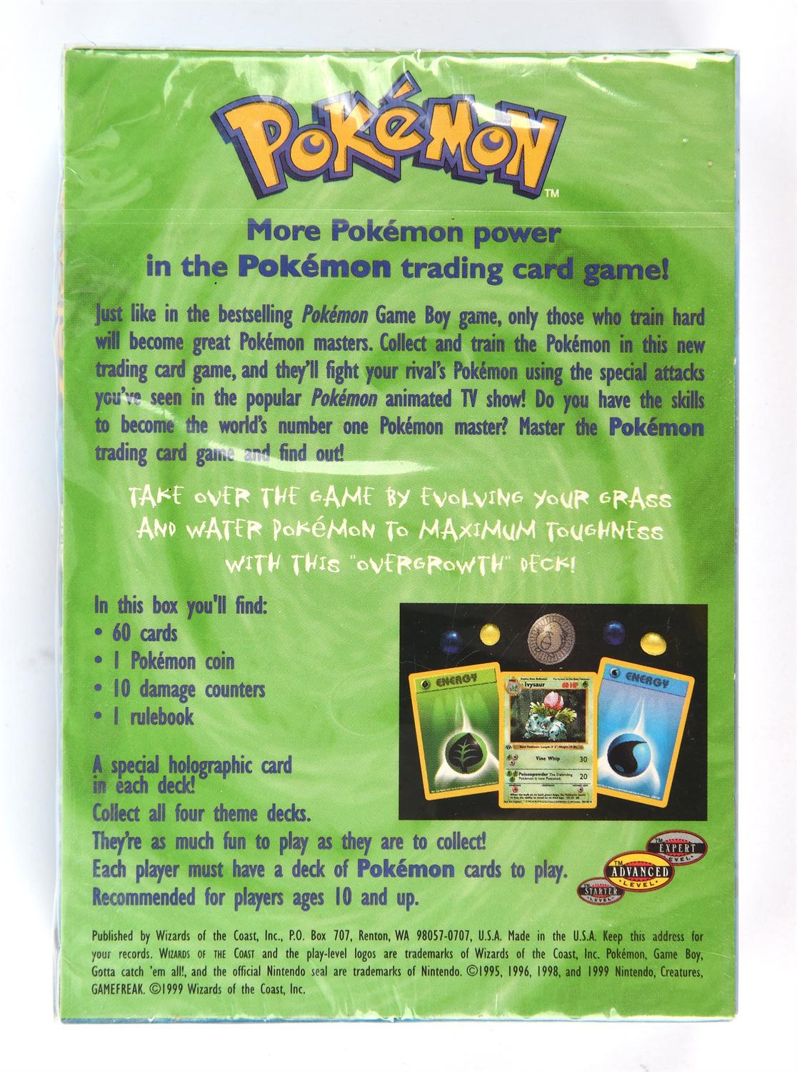 Pokemon TCG. Base Set Overgrowth Theme Deck, sealed in original packaging. This item is from the - Image 2 of 2