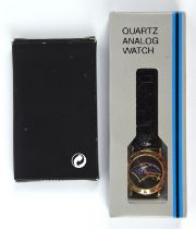 Wizards of the Coast branded and boxed Quartz Analog Watch and metal business card holder.