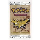 Pokemon TCG. Pokémon Fossil 1st edition sealed Booster Pack. This item is from the collection of