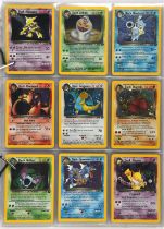 Pokemon TCG. Pokemon Team Rocket Unlimited Complete set 83/82. Includes all cards and the secret