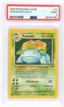 Pokemon TCG. Venusaur Base set holo 15/102 graded PSA Mint 9.