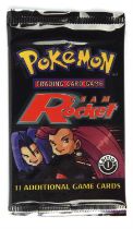 Pokemon TCG. Team Rocket 1st edition sealed booster pack. This item is from the collection of the