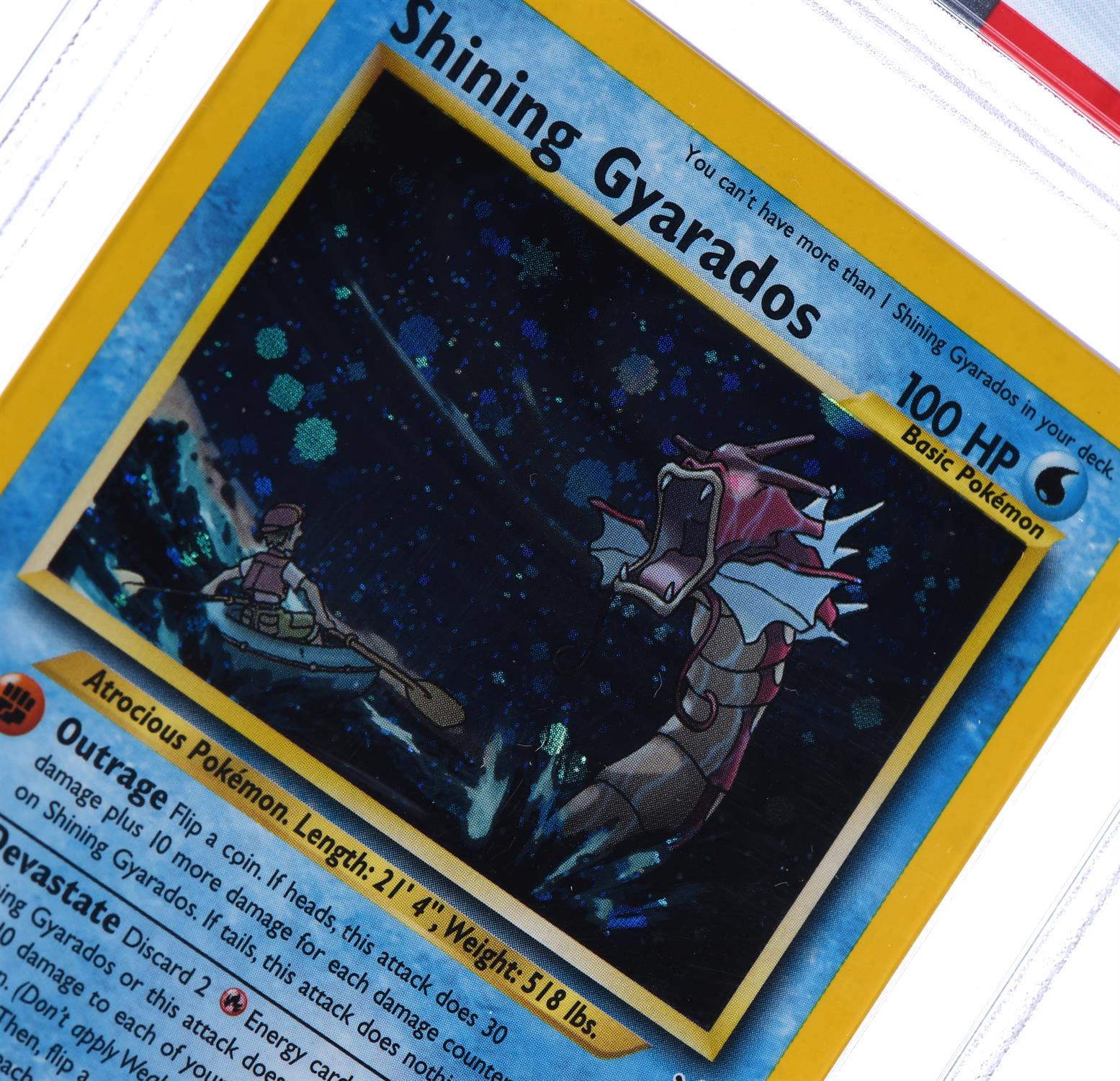Pokemon TCG. Shining Gyarados 65/64 Holographic Secret rare from Neo Revelation graded PSA 9 Mint. - Image 4 of 4