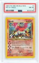 Pokemon TCG. Ho-oh holo from Neo Revelation 7/64 graded PSA 8.