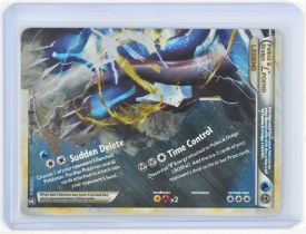 Pokemon TCG. Palkia and Dialga Legend Pokémon cards from the Heart Gold Soul Silver Triumphant set.