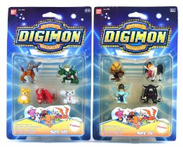 Two original Bandai boxed collections of Digimon Figures.