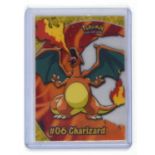 Pokemon TCG. Pokemon 2000 Topps TV Animation Charizard Clear Card, number PC3.