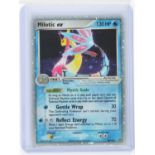 Pokemon TCG. Milotic EX card number 96/106 from the Pokemon EX Emerald Set.