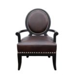 Amendment, Please note a new description and estimate Barbara Barry for Baker Furniture, armchair,