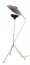 Julian Chichester, Tormes lamp, lacquered vintage metal, 171cm high