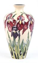 Nicola Slaney for Moorcroft, high shouldered tapering vase (shape 72/9) in the Duet pattern