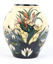 Rachel Bishop (British, b.1969) for Moorcroft, ovoid shaped vase (shape 4/8) in the Lamia pattern,