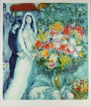 § Marc Chagall (Russian-French, 1887-1985), 'Le bouquet de fleur', lithograph in colours, ed.