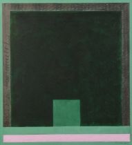 Wolfe Kassemoff (1913-2005), Receding arch, acrylic and graphite, signed in pencil and dated '86