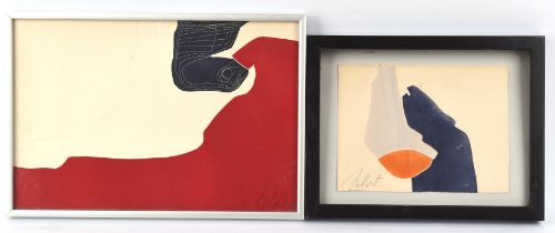 Gilou Brillant (French b.1935), A group of six colour mixed media etchings, all signed and some