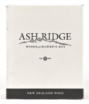 New Zealand wine, Ash Ridge Premium Estate Syrah 2014, six bottles (6) Note: This wine has been