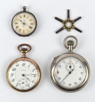 A Sidereal Lemania stopwatch PATT 3 type military stopwatch,with railway type outer seconds