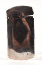 Slimline Edwardian25 silver card case. Birmingham 1905.