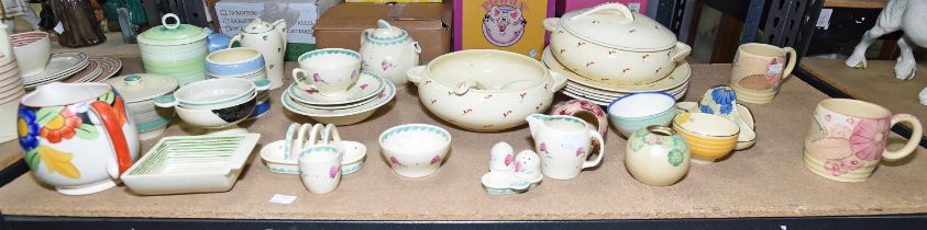 A collection of Susie Cooper ceramics, various part dinner and tea services, to include teapots,